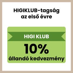 HIGIKLUB-tagság az első évre