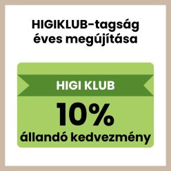 HIGIKLUB-tagság éves megújítása