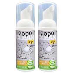 PopoClean toalettpapír-hab – OTTHON & ÚTON (2x50 ml)