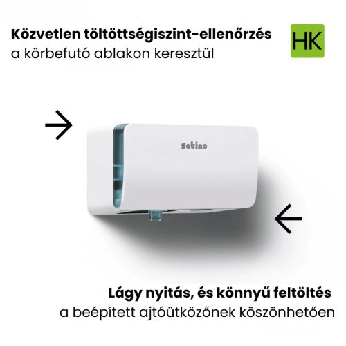 Satino HYGINITY dupla tekercses toalettpapír-adagoló (fehér)