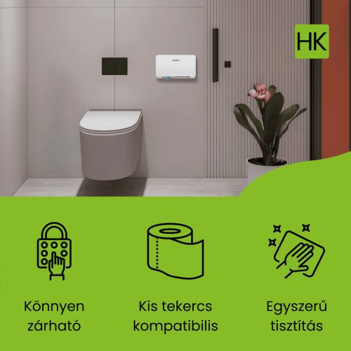 Satino HYGINITY dupla tekercses toalettpapír-adagoló (fehér)