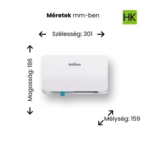 Satino HYGINITY dupla tekercses toalettpapír-adagoló (fehér)